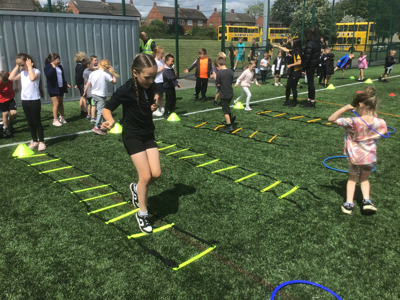 Athletics Festival at Parkside!
